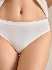 Ocili 5 piezas de bragas brasileñas sin costuras y acanaladas, cómodas - Multicolor - Ver 7