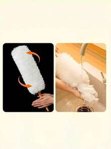 Madebyblanc Extendable Dust Duster For Home Use, Wool Electrostatic Dust Duster, Wholesale, Extra Long Special Cleaning Tool, Feather Duster - Multicolor - View 6