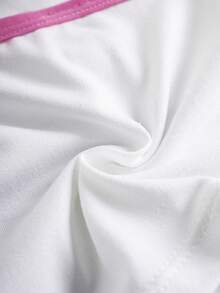 SpongeBob SquarePants | SHEIN Young Girl 3pcs/Set Cute Cartoon Pattern Camisole , Age 4-7Y - White - View 6