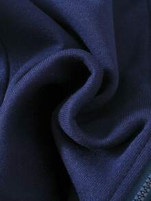 Ontre 2件套Tween Girl字母图案连帽衫和运动裤套装 - 藍色 - 查看 8