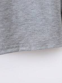 5件/套 男童基础款纯色圆领T恤，适合日常休闲穿着 - 彩色 - 查看 6