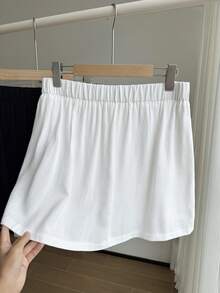 Comfortcana 2件套大码黑白迷你裙 - 彩色 - 查看 2