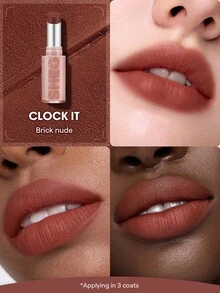 SHEGLAM Lip Veil 輕盈氣墊唇膏-Clock It 品牌 美容 化妝 化妝品 適合女性與女孩 完美搭配夏季春季 Y2K 時尚 流行 生日 母親節禮物 假期 派對準備就緒 最佳顏色 - Clock It - 查看 2