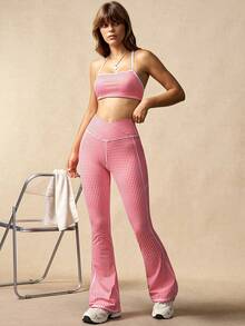 VARSIVA Pantaloni sport și casual în carouri pentru femei