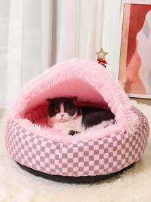 PETSIN 1 Giường cho mèo bán kín Pet Shell; Giường cho chó bán bao quanh; Tổ sưởi ấm cho thú cưng; Đồ dùng cho thú cưng. - Nhiều màu - Xem 17
