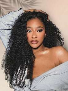 TrueHD Glueless  Hd  Lace  Closure  Kinky  Curly  6  X  4  18-30  Inch  180%Density  Natural  Color  Lace  Closure  Wigs  Pre  Plucked  Hairline  Wear  &  Go  For  Beginners  Vacay  Vibes  Active  Energy  Travel  Essential  Holiday  Outfits  Bridesmaid  Gifts  For  Women  Looking  Stylish  For  Women  Weave  Glueless  Human  Wigs  Halloween  Free  Gifts - SNatural - View 2