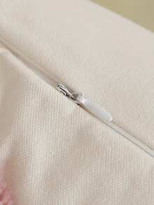 1 Vỏ gối nhung nghệ thuật trừu tượng, vỏ gối nền xanh lá nhạt và đỏ nhạt họa tiết sáng tạo, vỏ gối sofa trang trí nhà hiện đại - Hồng - Xem 5