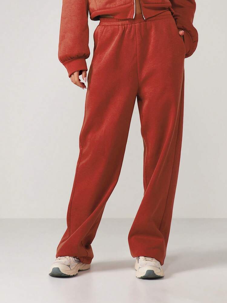 MISSGUIDED Calça de Moletom Casual de Ajuste Relaxado com Detalhe de Bolso, Cintura Elástica e Bolsos Laterais Cargo para Conforto Diário