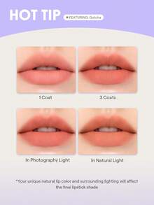 SHEGLAM Lip Veil 輕盈氣墊唇膏-Clock It 品牌 美容 化妝 化妝品 適合女性與女孩 完美搭配夏季春季 Y2K 時尚 流行 生日 母親節禮物 假期 派對準備就緒 最佳顏色 - Clock It - 查看 7