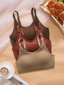 3件套简约休闲舒适内衣 - 彩色 - 查看 1