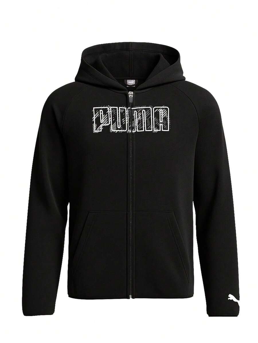 Puma Kids' Breathable Easy To Match Classic Fit Daily Outdoor School Black 676291-01 - Black - View 1