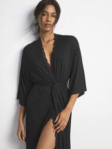 Ocili Comfortable Lace Robe For Women