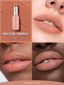SHEGLAM Lip Veil Son MôI ĐệM Nhẹ-Encore Energy ThươNg HiệU LàM đẹP Trang đIểM Mỹ PhẩM Cho Phụ Nữ Và Cô GáI HoàN HảO Cho MùA Hè MùA XuâN Lý TưởNg Cho Y2K ThờI Trang Sang TrọNg Phù HợP Cho Sinh NhậT NgàY CủA Mẹ Quà TặNg TiệC SẵN SàNg MàU SắC TốT NhấT - Encore Energy - Xem 2