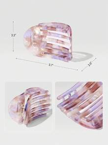 GLOWMODE Flexi 扁平圆形安全发夹瑜伽工作室健身房训练日常运动服 - 紫色 - 查看 5