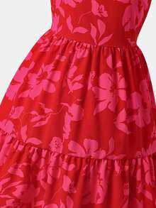 Emery Rose Kids Emery Rose Kids Tween Girls/Young Girls Ditsy Floral Spaghetti Strap Backless Dress Tween Girl Hibiscus Dress Hot Pink Tween Girl Dress Open Back Tween Girl Dress Tween Girl Floral Dress Girls Tiered Dress Girls Summer Dress Open Back Dress For Tween Girl Tween Girl African Dresses For Girls Hibiscus Dress Tween Girl Lilo Dress For Tween Girl Tween Girl Open Back Dress Girls African Dress - Red - View 10