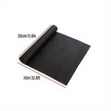 1 cuộn giấy Kraft đen đa năng với nhiều kích cỡ khác nhau, dùng để đóng gói điện thoại, gói quà, vận chuyển, gửi thư, đóng gói, bảng thông báo, tự làm, trải bàn và sàn, khăn giấy và bìa sách ngày lễ tình nhân - màu đen - Xem 9