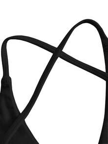 Seamluxe SHEIN Sport 无缝瑜伽运动文胸，前扭设计，适合运动和日常穿着 - 彩色 - 查看 3