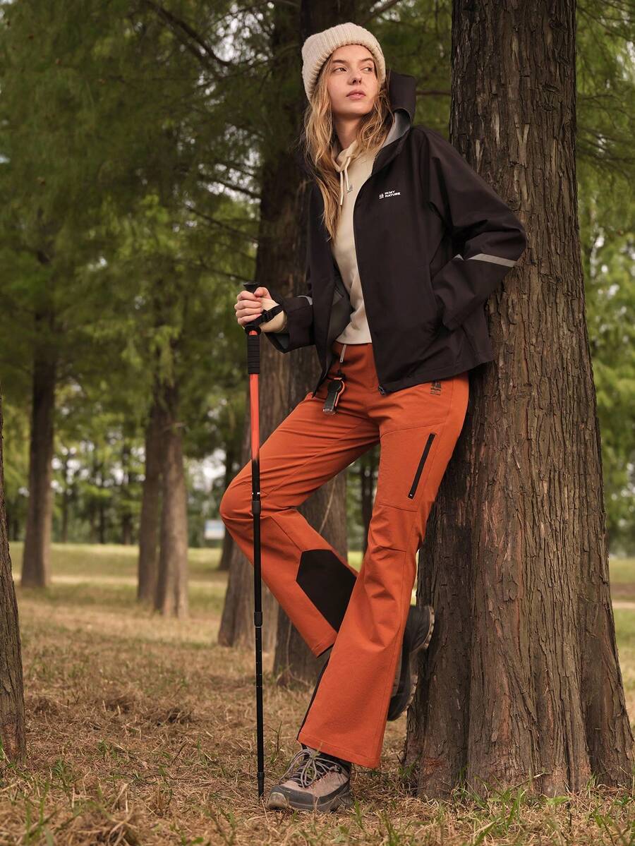 In My Nature 女士户外云朵印花拉链口袋徒步裤