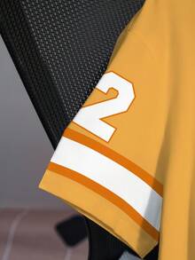 SHEIN X Care Bears Áo thun cổ tròn tay ngắn in hình gấu và số cỡ lớn mùa hè - trắng - Xem 4