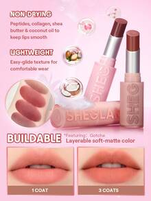 SHEGLAM Lip Veil 輕盈氣墊唇膏-Tea Time - Tea Time - 查看 4