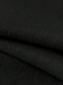 SHEIN Unity 女士休闲纯色落肩套头毛衣，秋冬