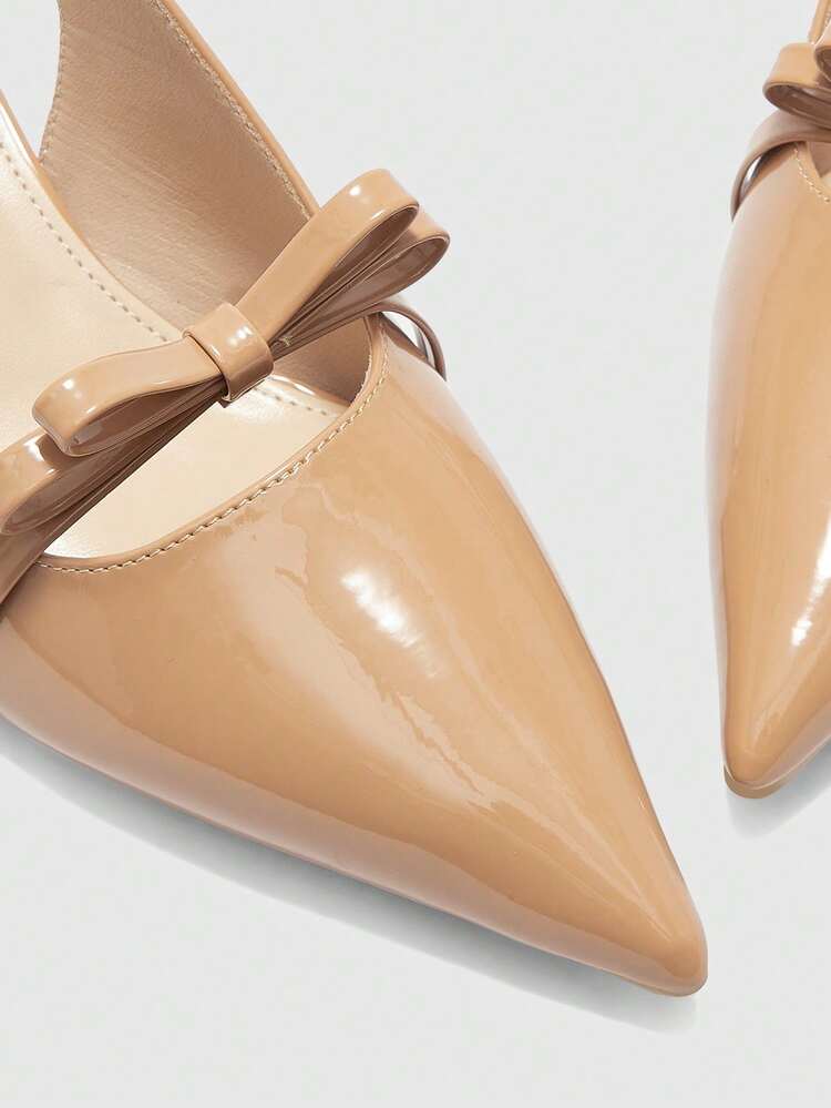 CUCCOO BIZCHIC Minimalist Solid Color Pointed Toe Women Pumps For Christmas