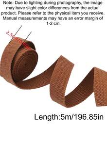 1PC Knapsack Strapping Sewing Ribbon Portable DIY Bag Belt Accessories For Apparel Fabric Backpack Strap Christmas Decoration Gift Craft Supplies Cosplay Fashion Sewing Material Party Ribbon Trimmings - Multicolor - View 7