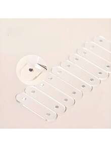 10PCS,Press On Nail Display Plate Acrylic Fake Nail Colour Type Holder Magnetic Adsorption Reusable Salon Manicure Display Board - Multicolor - View 2