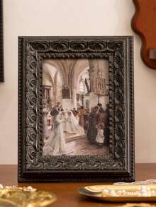 Cirelle 1pc 6-Inch, 7-Inch, 8-Inch, 10-Inch And 12-Inch Wall-Mounted Or Tabletop Display Photo Frame, Suitable For DIY Decorative Photo Frames In Homes, Offices, And Galleries. Customizable For Photo And Artwork Printing. - Multicolor - View 7