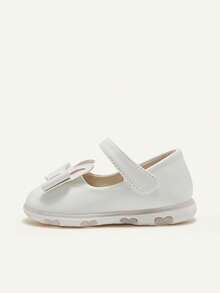 Cozy Pixies Zapatos versátiles y lindos para niñas pequeñas con correa de gancho y bucle, convenientes para uso en interiores y exteriores, diseño de conejo - Blanco - Ver 9