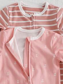 Loomiva Newborn Infant Pajamas - Pink - View 6