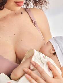 Moonlight&Mama 2pcs Maternity Solid Color Nursing Comfortable Bras - Multicolor - View 4