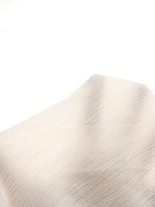 Hourglow Plus Size Casual Solid Color Textured High Waist Loose Pants/2026 /New Year - White - View 10