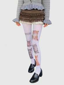 ROMWE Anime 女士紧身裤 - 多色1 - 查看 2