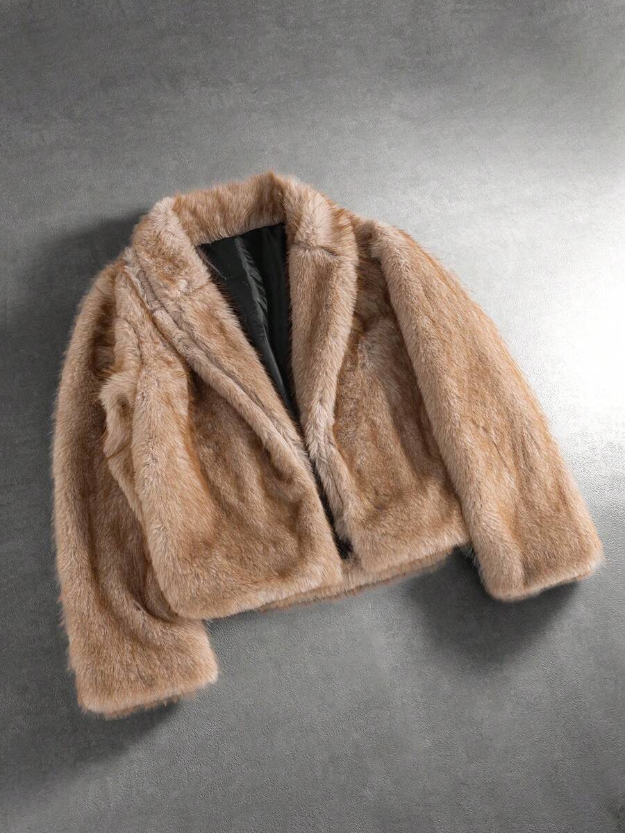 جاكيتات ومعاطف رجالية متناسقة من PAVTROS Manfinity Streetrush، مستوحاة من أزياء الشارع العصرية، مصنوعة من الفرو، مناسبة لفصل الشتاء، ملابس شتوية دافئة، ملابس عيد الميلاد، هدايا للأصدقاء