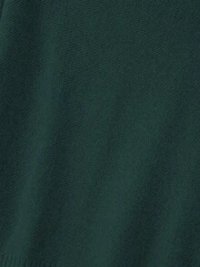 EMERY ROSE 女士优雅宽松长袖系腰针织衫裤套装，大码，适合外出、派对、婚礼宾客等场合，秋冬季 - 墨綠色 - 查看 6