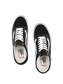 Vans Skate Old Skool Shoes Black VA5FCBY28 - Black and White - View 2