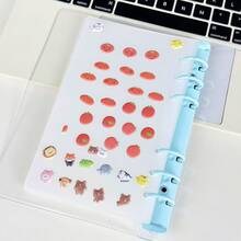 Joivida 每包 5/10 个 A6/A7/M5 叶形分隔页，A6/A7/M5 叶形插页 3D 浮雕贴纸簿，纸盒贴纸簿，PP 片材，叶形分隔页，DIY 贴纸簿，日记本，预算计划本，3D 水晶气泡，学习用品，办公用品等。 - 彩色 - 查看 9