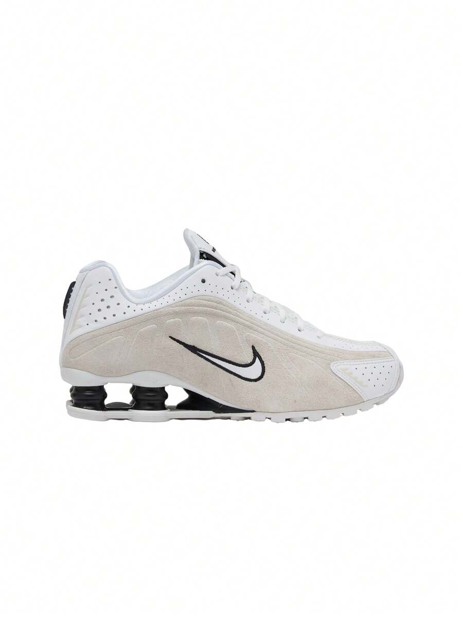 Nike Shox R4 Sneaker White HQ7739 - Blanco cumbre/Marrón madera de oregano claro/Negro - Ver 1
