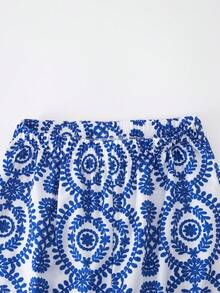 2件套少女休闲吊带背心和阔腿裤套装，梭织面料，松紧腰带，夏季 - 彩色 - 查看 6