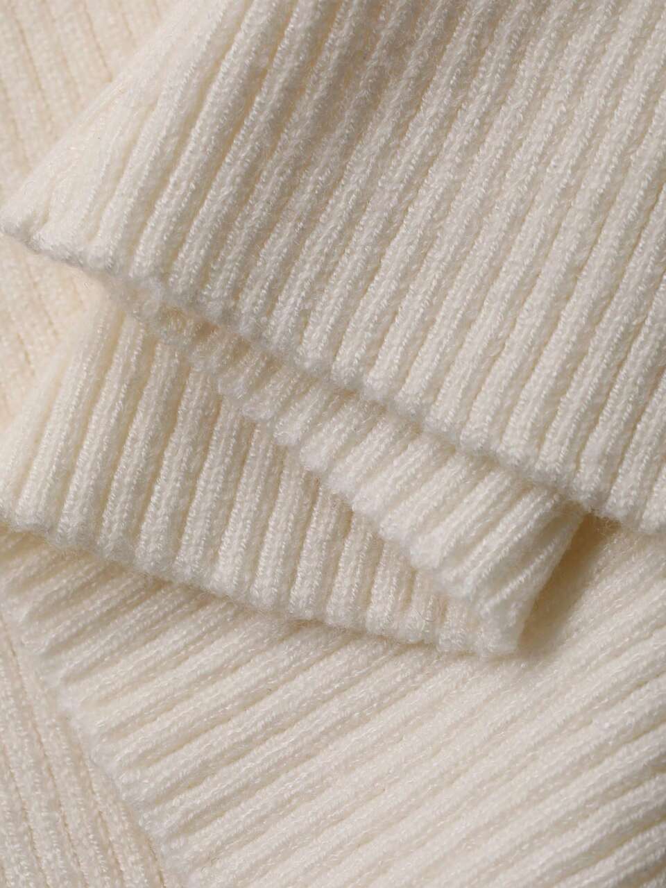 Women's Lace Splice Cuff Fitted Sweater