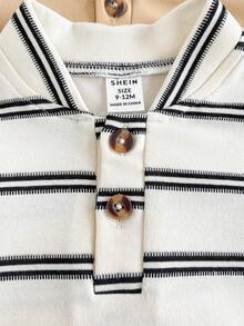 SHEIN Vintaside Kids Bộ 3 áo thun tay ngắn phong cách tối giản màu trơn cho bé trai, đen, trắng, xám carbon, thời trang và đa năng, thích hợp cho các hoạt động vui chơi ngoài trời, giải trí tại nhà, thể thao và thể hình, tiệc tùng, v.v. - Nhiều màu - Xem 8