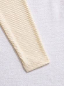 2件套 少女休闲圣诞新年红色T恤和红色格子裙 - 彩色 - 查看 6