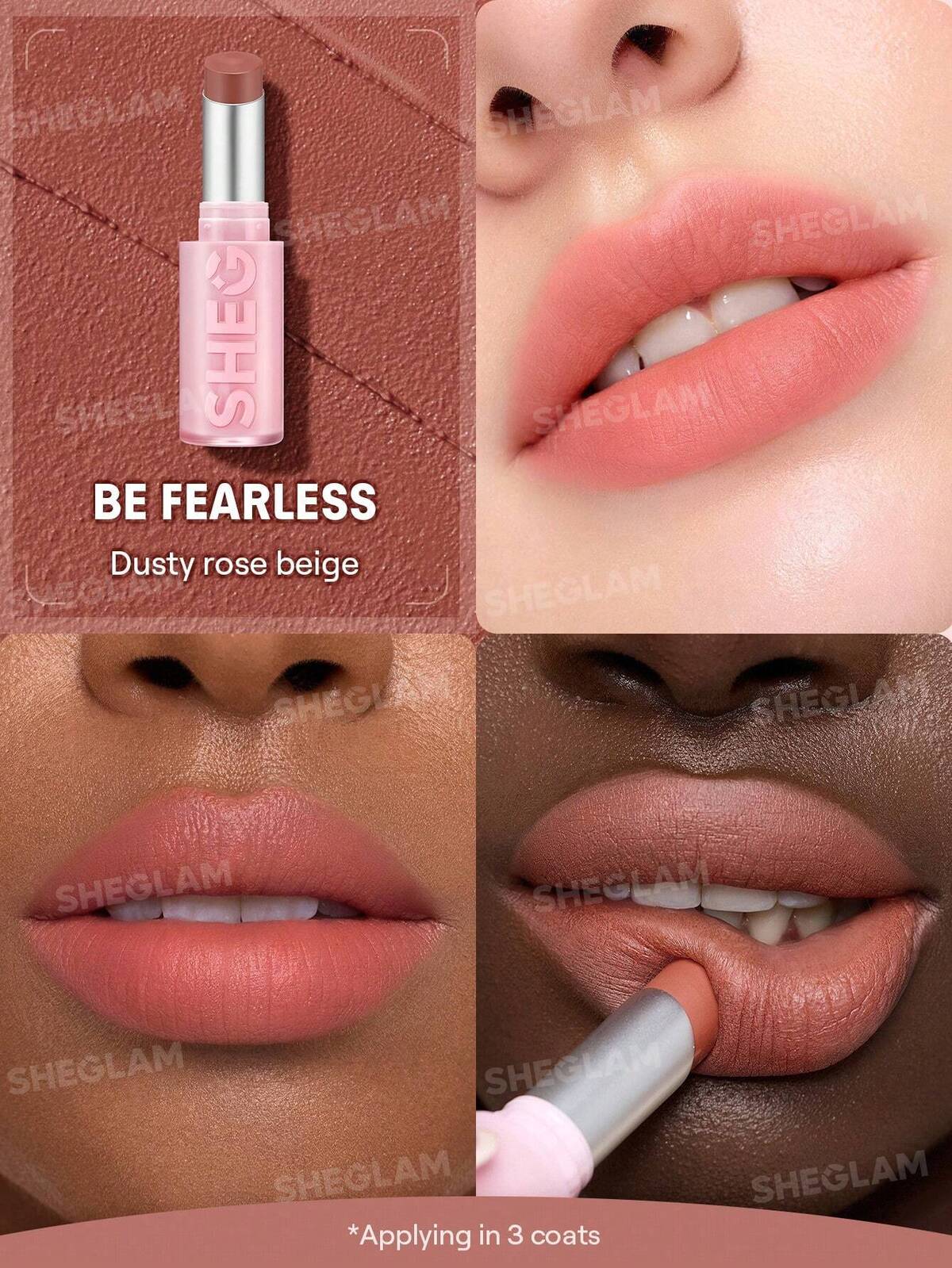 Lip Veil Cushion Lightweight Lipstick-Be Fearless