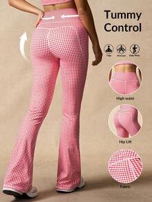 VARSIVA Pantaloni sport și casual în carouri pentru femei