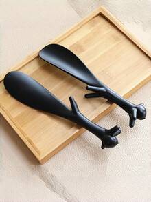 Zazumi 1pc Portable Plastic Short Shoe Horn Easy Slip On Design Compact Travel Essential For Home Office Elderly Foot Care Must Haves - Multicolor - View 7