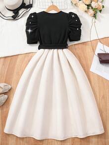 رمضان
قرقيعان 
فستان العيد جلابيات رمضان 
جلابيات       
جلابيه       
الملابس التقليدية العربية      
Abaya       جلابية       
قفطان        جراب Girls' Black Elegant Short Puff Sleeve Dress, Pearl Dress, Pearl Sleeves, Bubble Skirt, Black And White Dress - Multicolor - View 7