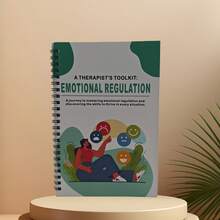 Régulation émotionnelle, super ensemble de cahier de travail de gestion des émotions, feuille de travail thérapeutique, autorégulation, soulagement des coins, régulation du système nerveux - Multicolore - Voir 4
