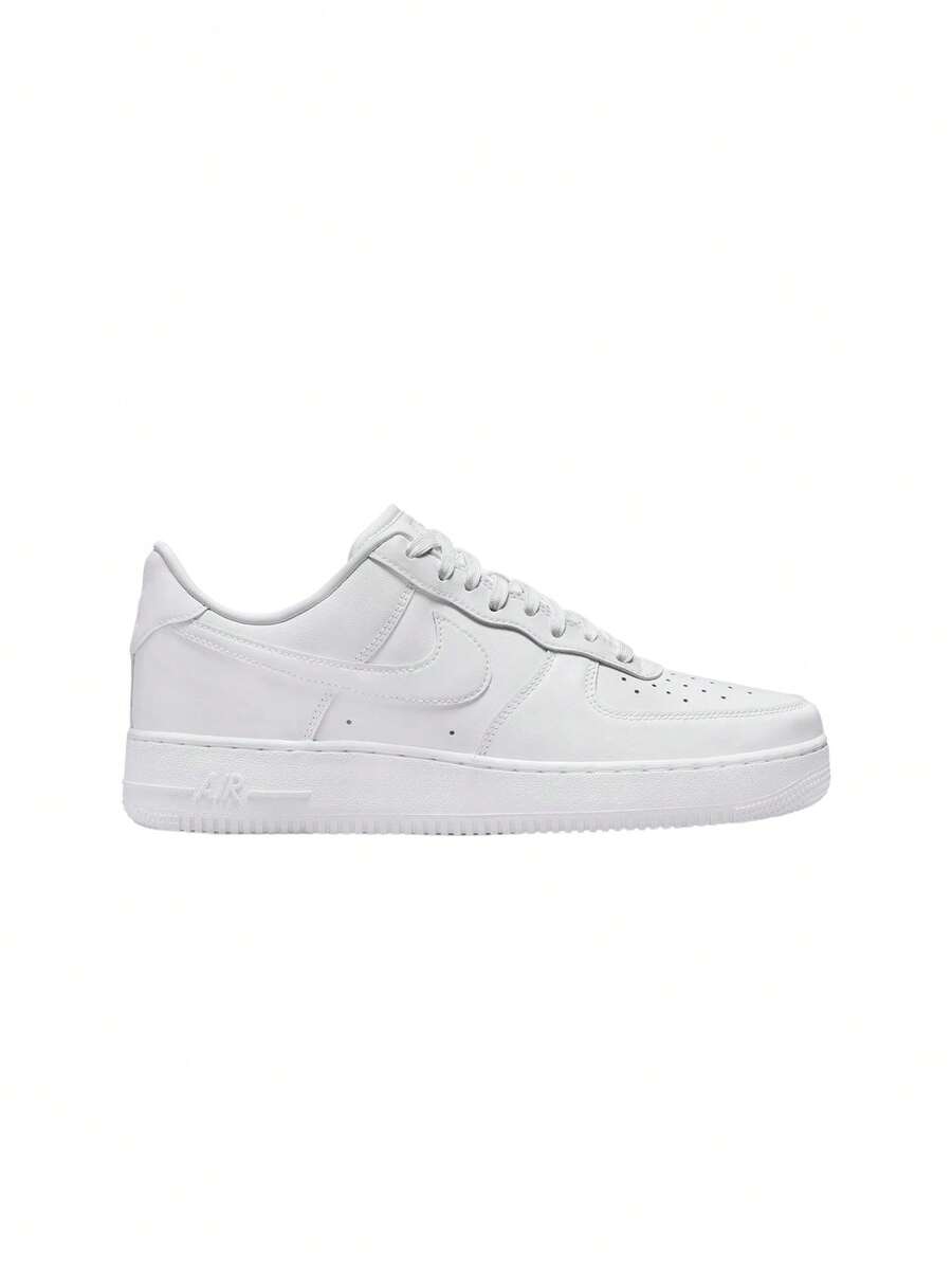 Nike Air Force 1 '07 Shoes White DM0211 - GreywithNBWHITE - View 1