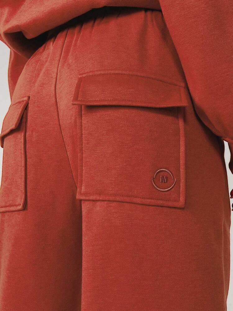 MISSGUIDED Calça de Moletom Casual de Ajuste Relaxado com Detalhe de Bolso, Cintura Elástica e Bolsos Laterais Cargo para Conforto Diário